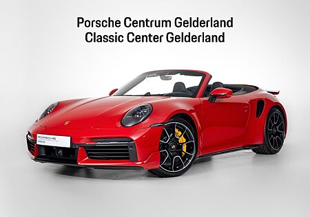 Porsche 992 911 Turbo S Cabrio| Aerokit |Lift |Ziernähte Rot