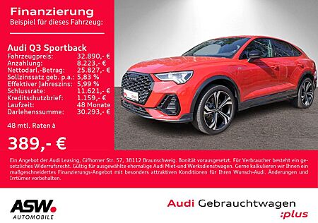 Audi Q3 Sportback S line 45TFSI e Stronic RFK NAVI VC