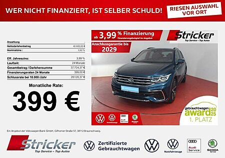 VW Tiguan Volkswagen R-Line 2.0TDI DSG 4M 347,-ohne Anzahlung