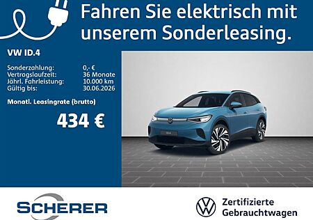 VW ID.4 Volkswagen Pro 77kWh IQ.LIGHT RFK WäPu HuD H/K