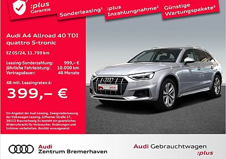 Audi A4 Allroad 40 TDI QUAT S-TRON NAV MATRIX AHK CAM