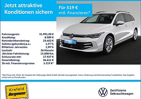 VW Golf Volkswagen VIII 1.5 eTSI Life LED STANDHZ HUD ACC NAVI