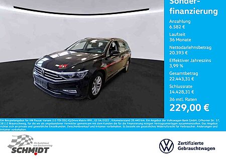 VW Passat Variant Volkswagen 2.0 TDI DSG IQ.Drive Matrix RFK