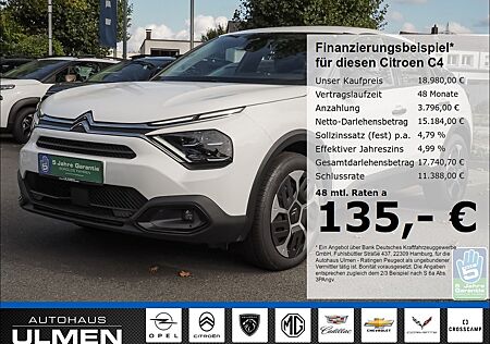 Citroën C4 Feel 1.2 PureTech 130 EU6d Klimaautomatik Sit