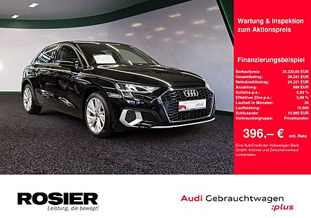 Audi A3 Sportback 30 TDI advanced AHK LED SPURH. SHZ