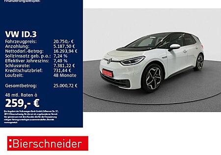 VW ID.3 Volkswagen Pro 19 MATRIX HuD CAM