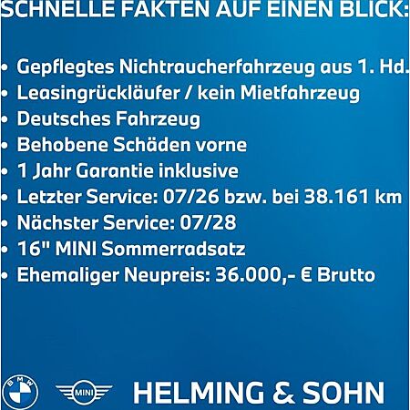 Mini COOPER SE leasen