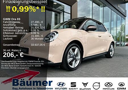 GWM Ora 03 400 PRO+ 63 kWh +360*CAM +PANO +Massage