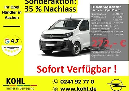 Opel Vivaro Standard M 1.5 D AHK Klima Rückfahrkam.