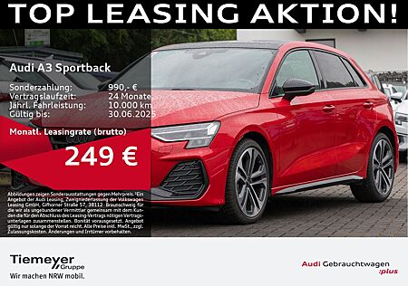 Audi A3 Sportback 35 TFSI S LINE HuD PANO SONOS LEDER