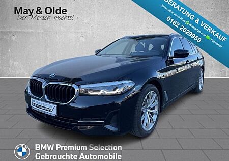 BMW 520 d Touring HUD AHK LED ACC DAB PDC Navi Leder