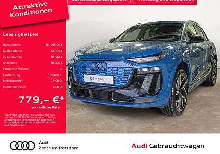 Audi Q6 e-tron Q6 SUV edition one blue e-tron quattro 285 kW