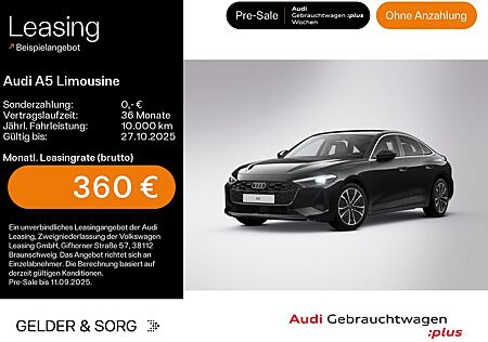 Audi A5 Limousine 40 TFSI quattro LED*Business*RFK