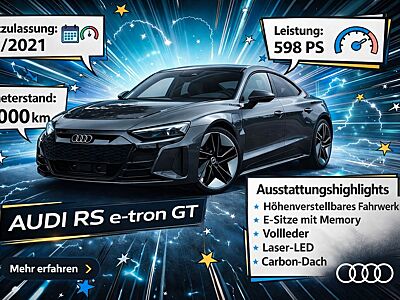 Audi RS e-tron GT 598 PS | MwSt. | Carbon | Lase