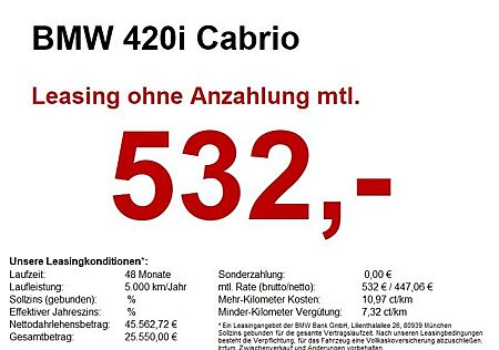 BMW 420i Cabrio M Sportpaket