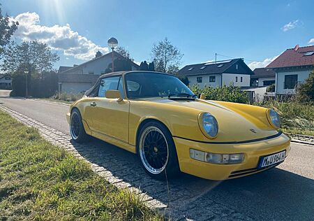 Porsche 964 Carrera 2 Cabrio Ferrari Gelb TOP Zustand