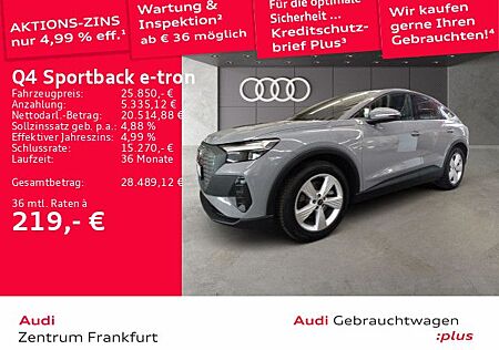 Audi Q4 e-tron gebraucht kaufen Audi Q4 e-tron Q4 Sportback 35 e-tron LED DAB Tempomat