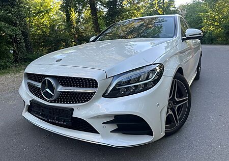 Mercedes-Benz C 220 C220d AMG-Line Automatik Diamantweiß Super Optik