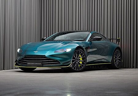 Aston Martin V8 Vantage with lime livery