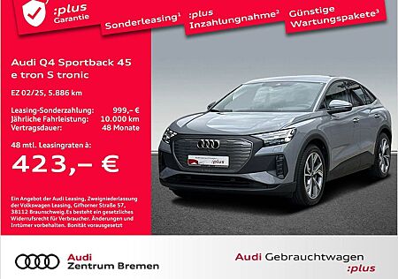 Audi Q4 e-tron Q4 Sportback 45 e tron S tronic UPE71 NAVI AHK