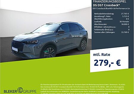 DS Automobiles DS7 Crossback BlueHDi 130 Performance Line+