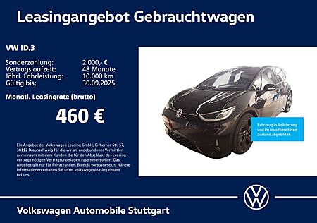 VW ID.3 Volkswagen GTX Navi Kamera AHK ACC Stdhzg LED Pano