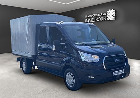 Ford Transit Pritsche 350 L2 Doka 4x4 Klima+Sthz+AHK