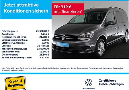 VW Caddy Volkswagen Maxi 2.0 TDI Comfortline NAVI XENON SHZ