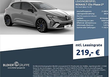 Renault Clio Phase 2 Esprit Alpine TCe 90