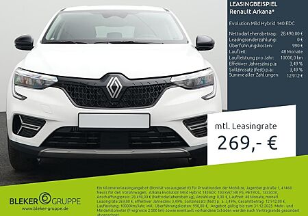 Renault Arkana Evolution Mild Hybrid 140 EDC