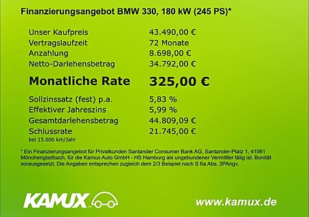 BMW 330 i xD Touring Steptronic M Sport+LED+NAVI