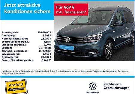 VW Caddy Volkswagen 1.4 TSI BMT Highline ACC NAVI XENON KAMERA