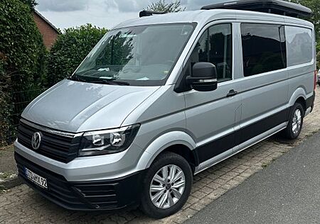 VW Crafter Volkswagen Renntransporter Mixto mit Markise