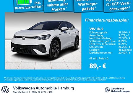 VW ID.5 Volkswagen Pro Performance AHK Navi Wärmep. ACC HeadUp