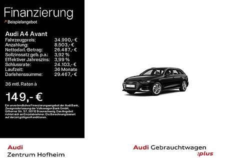 Audi A4 Avant 35 TFSI Advanced S tro*LED*Virtual*Navi