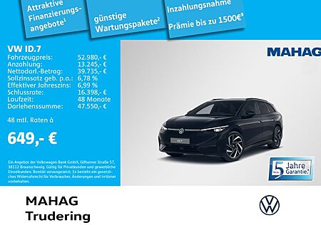 VW ID.7 Volkswagen Tourer Pro 210kW Black Style IQ.LIGHT IQ.DR