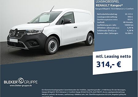 Renault Kangoo Rapid E-Tech Advance L1 Comfort Range AC