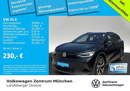 VW ID.4 Volkswagen Pro Performance ACC CCS IQ.Light Navi Rear
