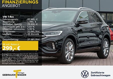 VW T-Roc Volkswagen 1.5 TSI DSG R-LINE IQ DRIVE ACC LED APP-cO