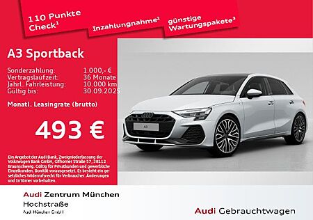 Audi A3 Sportback S line 35 TFSI S tronic Pano 19" AC
