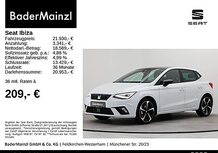 Seat Ibiza 1.0 TSI FR LED CarPlay SHZ PDC ACC Pano