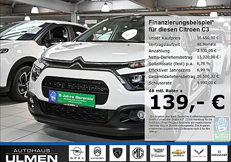 Citroën C3 Shine 1.2 PureTech 110 EU6d Navi Rückfahrkame