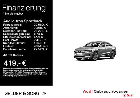 Audi e-tron Sportback 50 advanced quattro B&O*RFK*AHK