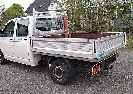 VW T5 Transporter Volkswagen T5, 2.5 TDI, Doppelkabine, Pritsche, 4Motion