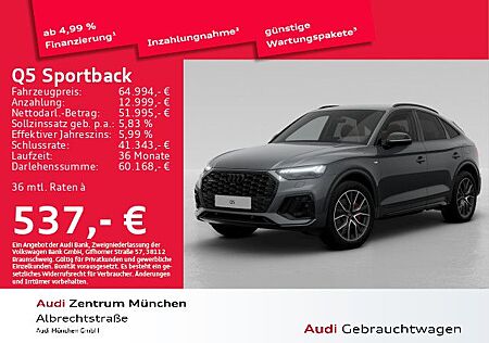 Audi Q5 Sportback S line 50 TFSI e qu. S tronic