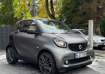 Smart ForTwo coupé 1.0 52kW passion grau Panoramadach