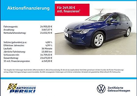 VW Golf Volkswagen VIII 8 Variant 2.0 TDI Life DSG AHK, LED, N