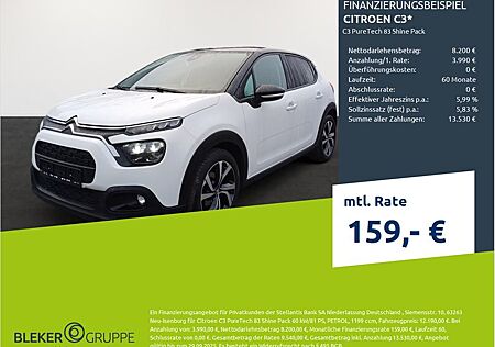 Citroën C3 PureTech 83 Shine Pack