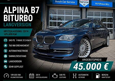 ALPINA B7 4,4 Bi-Turbo Langversion*Sammler*V-Max 313Kmh