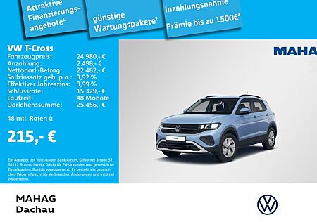 VW T-Cross Volkswagen 1.0 TSI Life AHK LED IQ.Drive ParkPilot